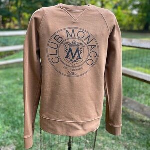 Men’s Club Monaco crest sweatshirt